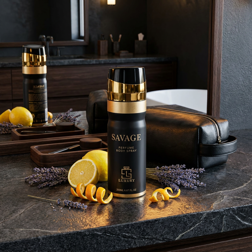 Savage parfümös testpermet 200 ml – citrusos-aromás férfi illat 2 