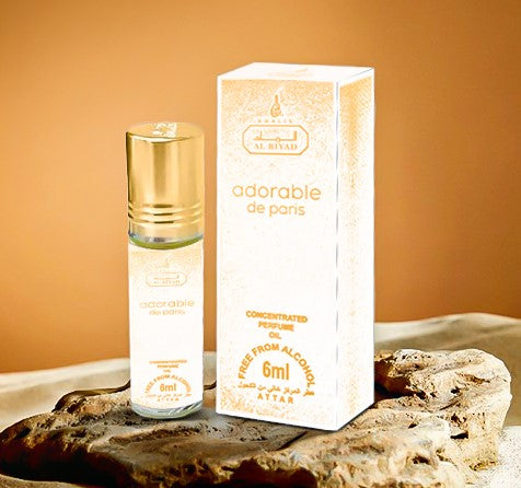 Adorable de Paris Al Riyad golyós parfümolaj 6 ml – virágos-citrusos női illat