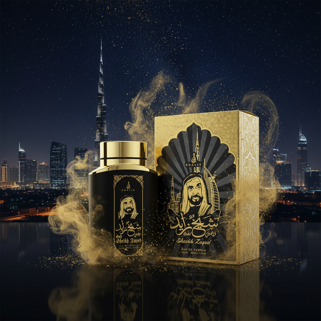 100 ml Eau de Perfume SHEIKH ZAYED GOLD Fűszeres Fás Illat Férfiaknak
