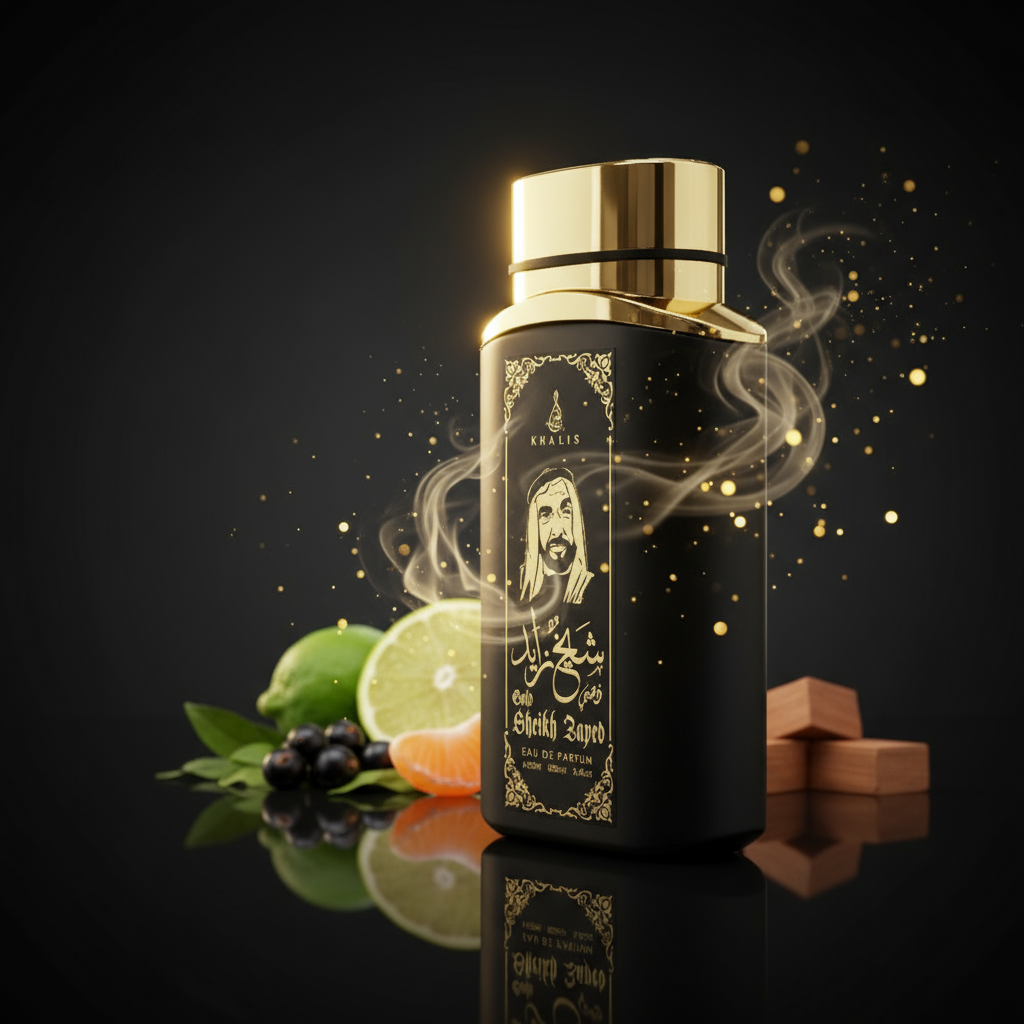 100 ml Eau de Perfume SHEIKH ZAYED GOLD Fűszeres Fás Illat Férfiaknak