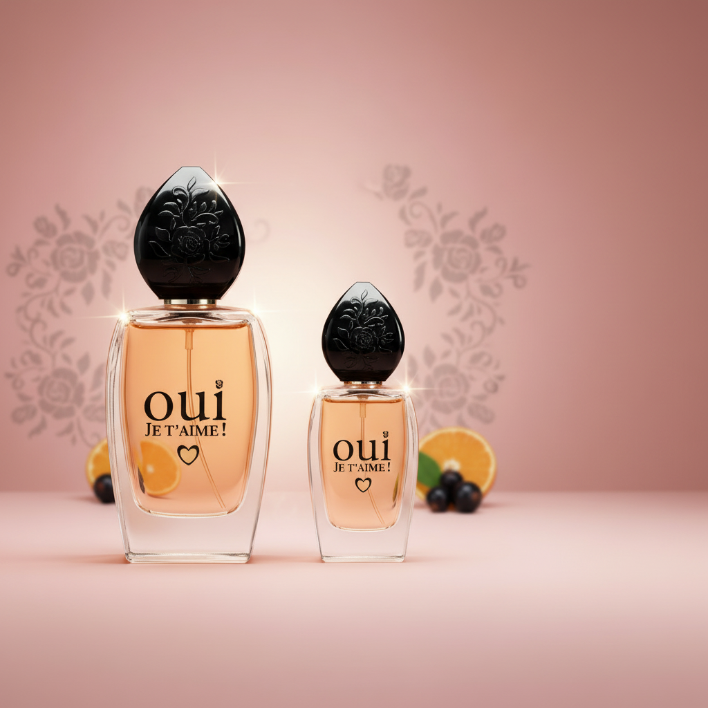 100 ml + 30 ml Eau de Perfume "OUI JE T’AIME" Ciprusos - Gyümölcsös Illat Nőknek 3 