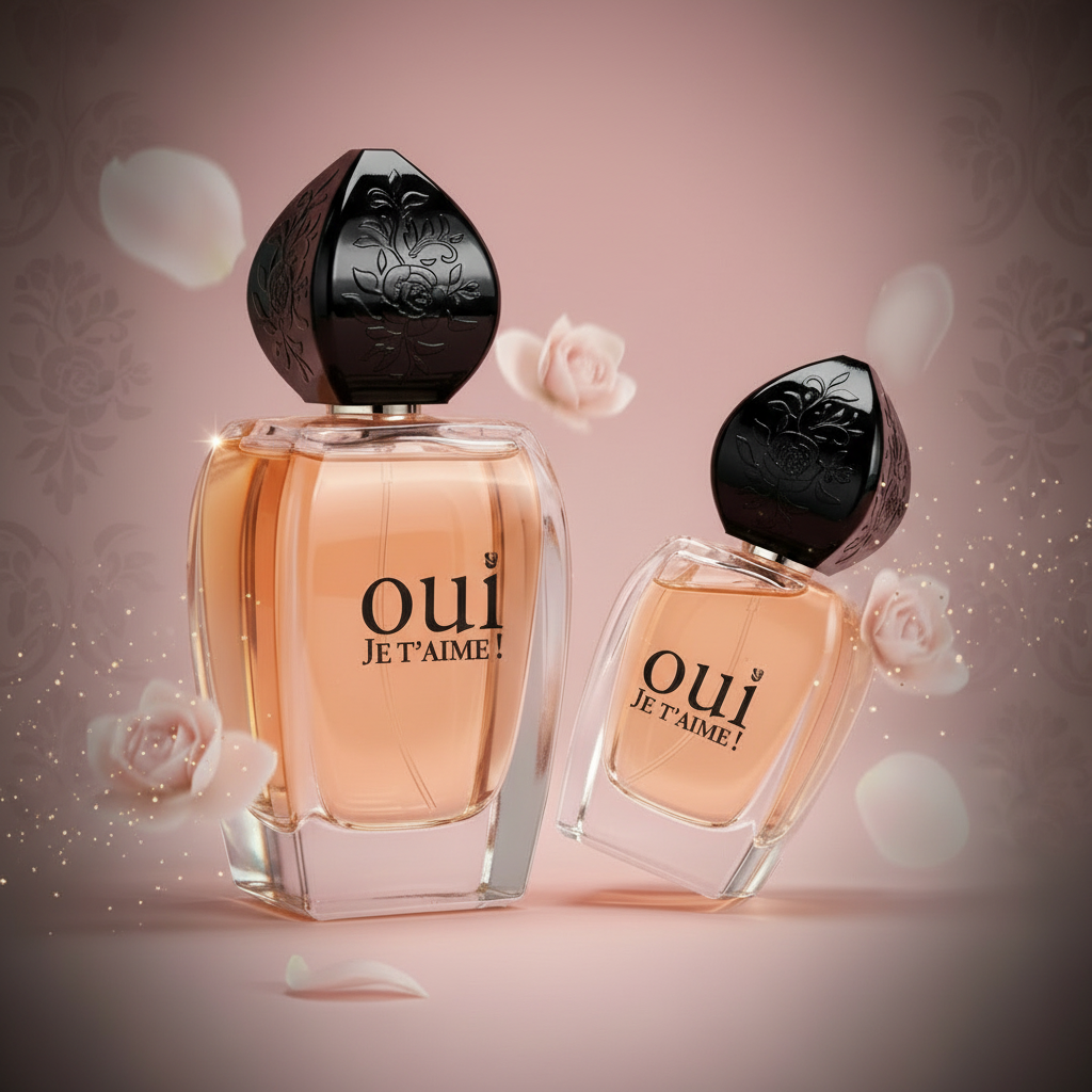 100 ml + 30 ml Eau de Perfume "OUI JE T’AIME" Ciprusos - Gyümölcsös Illat Nőknek 4 