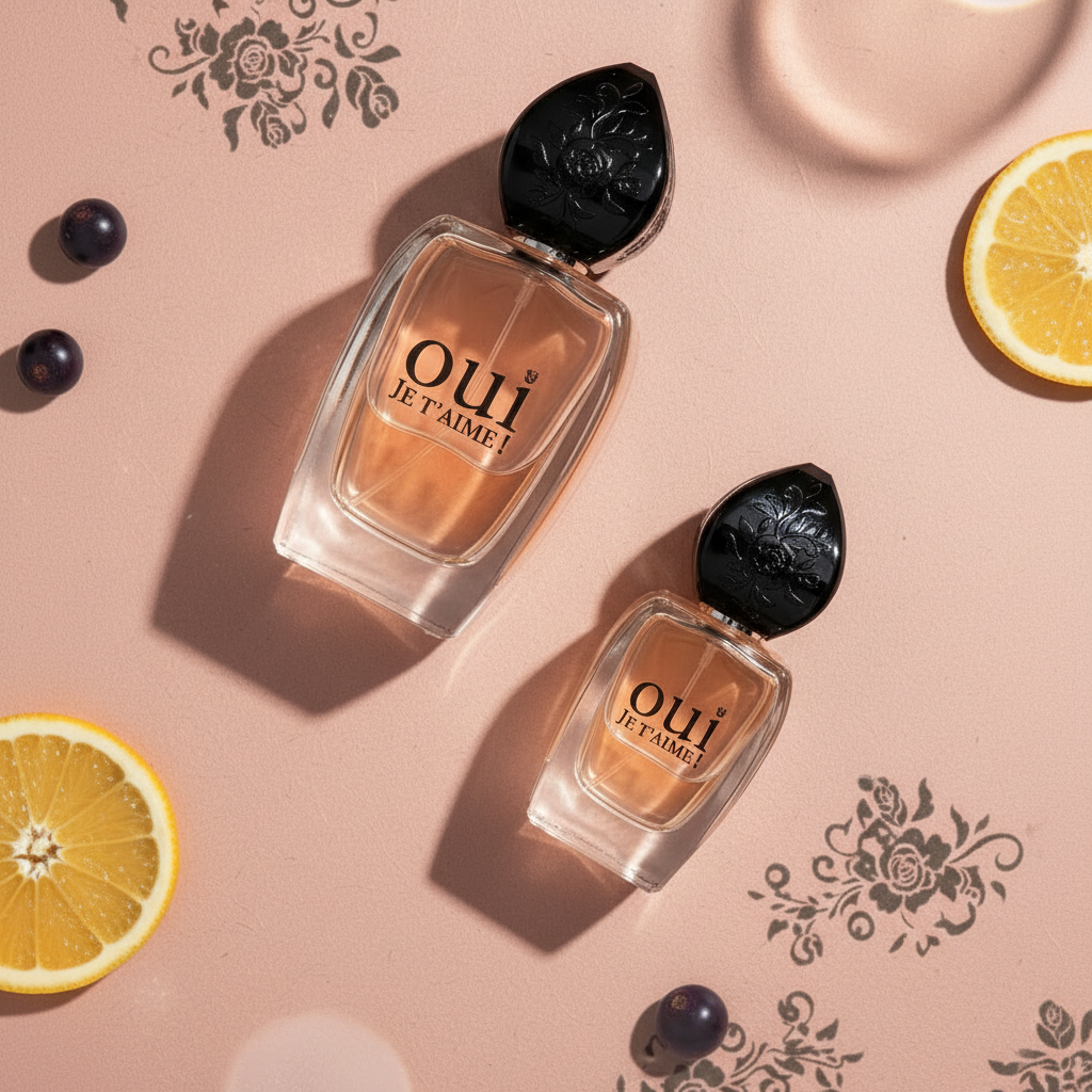 100 ml + 30 ml Eau de Perfume "OUI JE T’AIME" Ciprusos - Gyümölcsös Illat Nőknek 5 