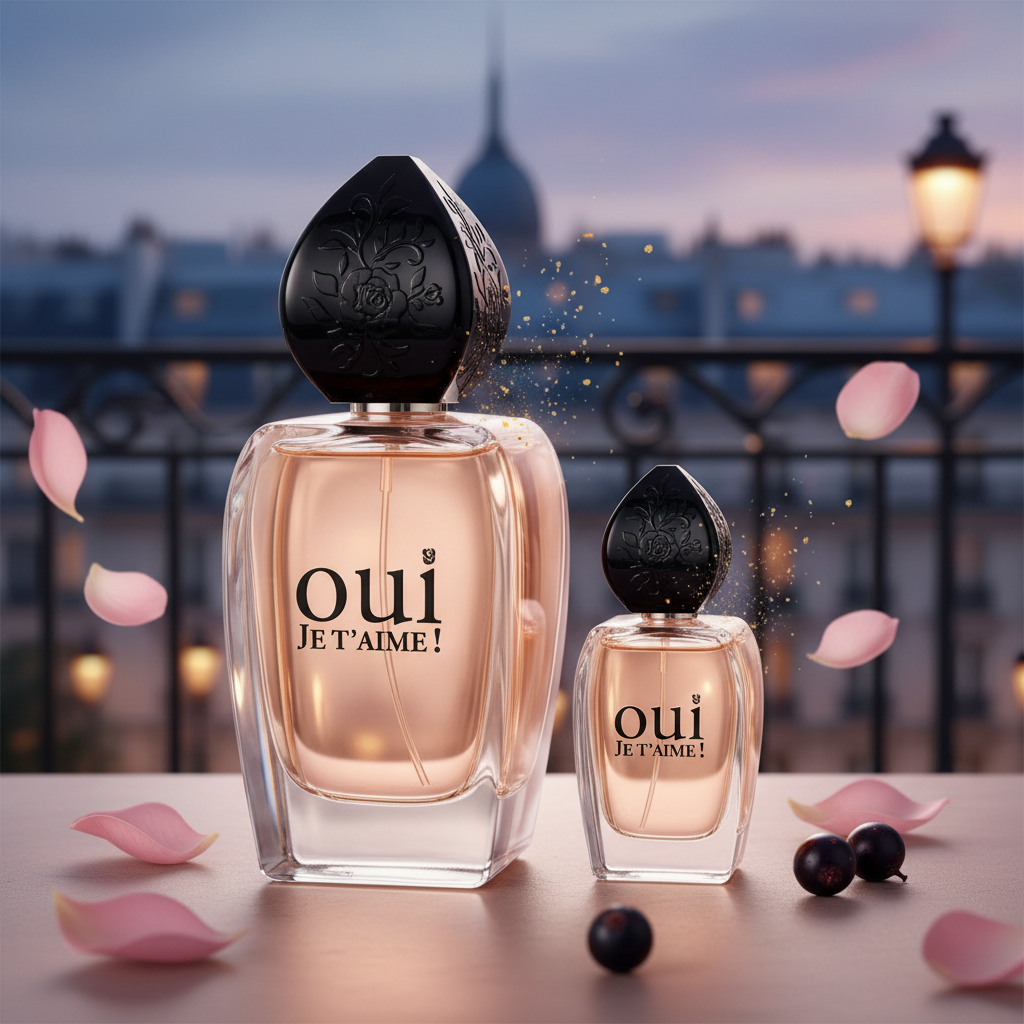 100 ml + 30 ml Eau de Perfume "OUI JE T’AIME" Ciprusos - Gyümölcsös Illat Nőknek 1 