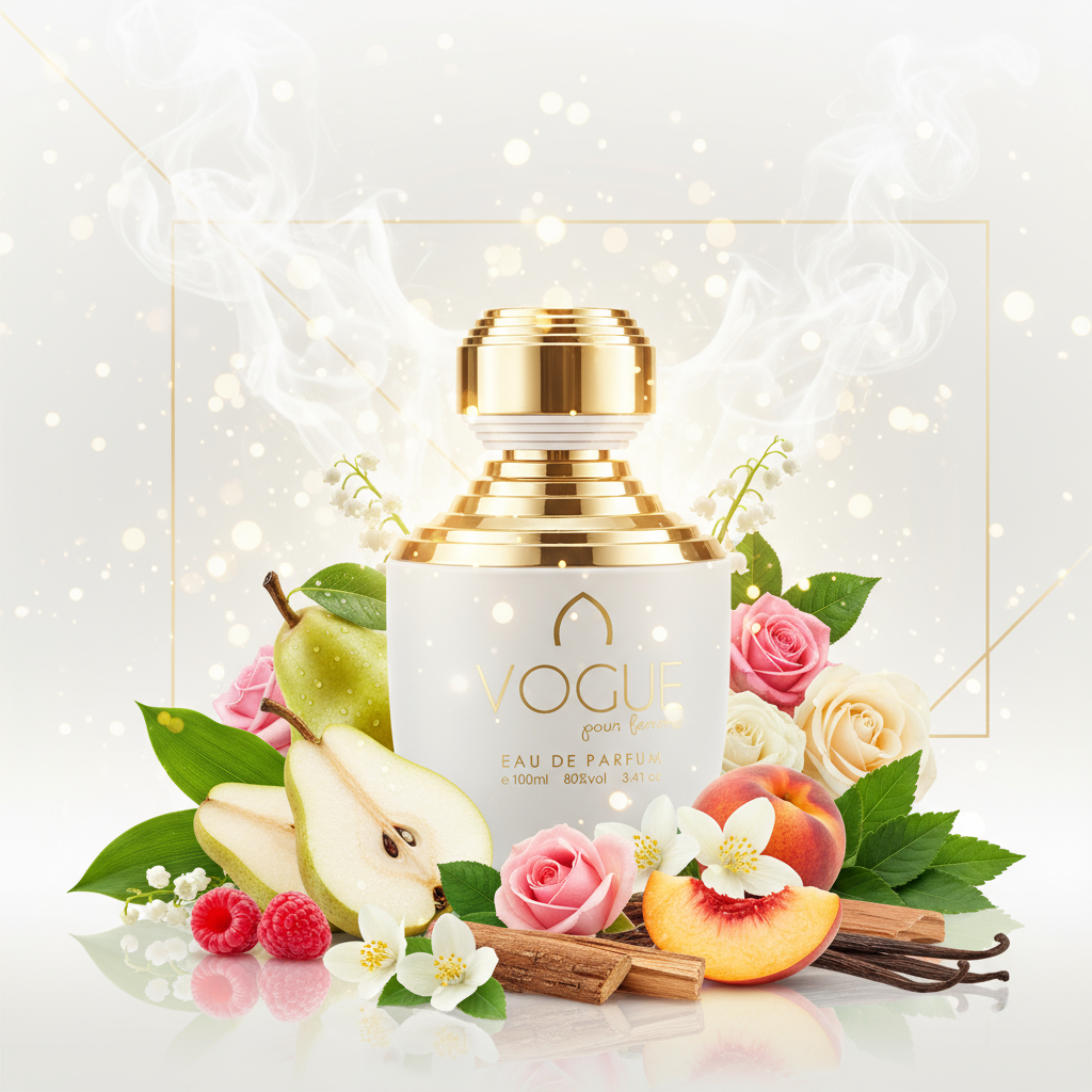 EDP 100 ml "Vogue" – gyümölcsös-virágos-pézsmás illat