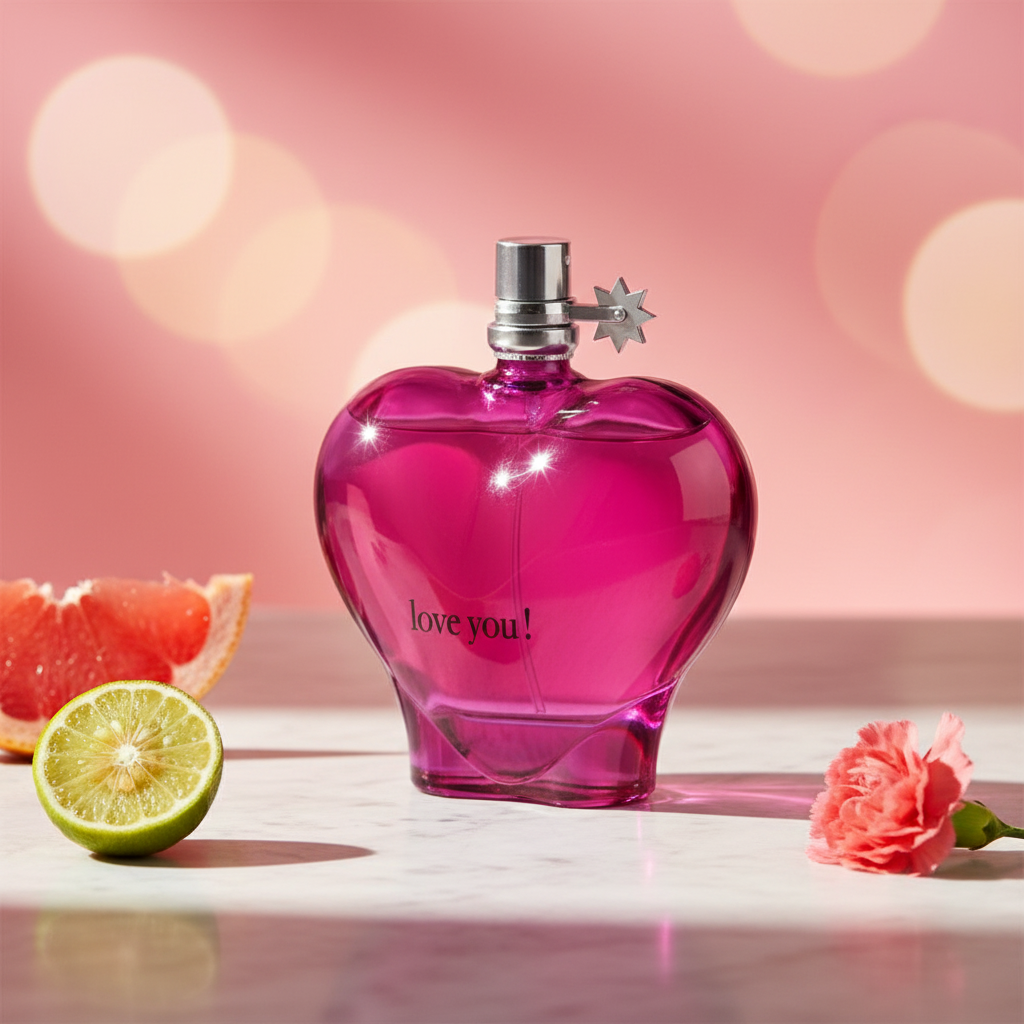 100 ml Eau de Parfum  "Love You Pink" Gyümölcsös - Citrusos Illat Nőknek
