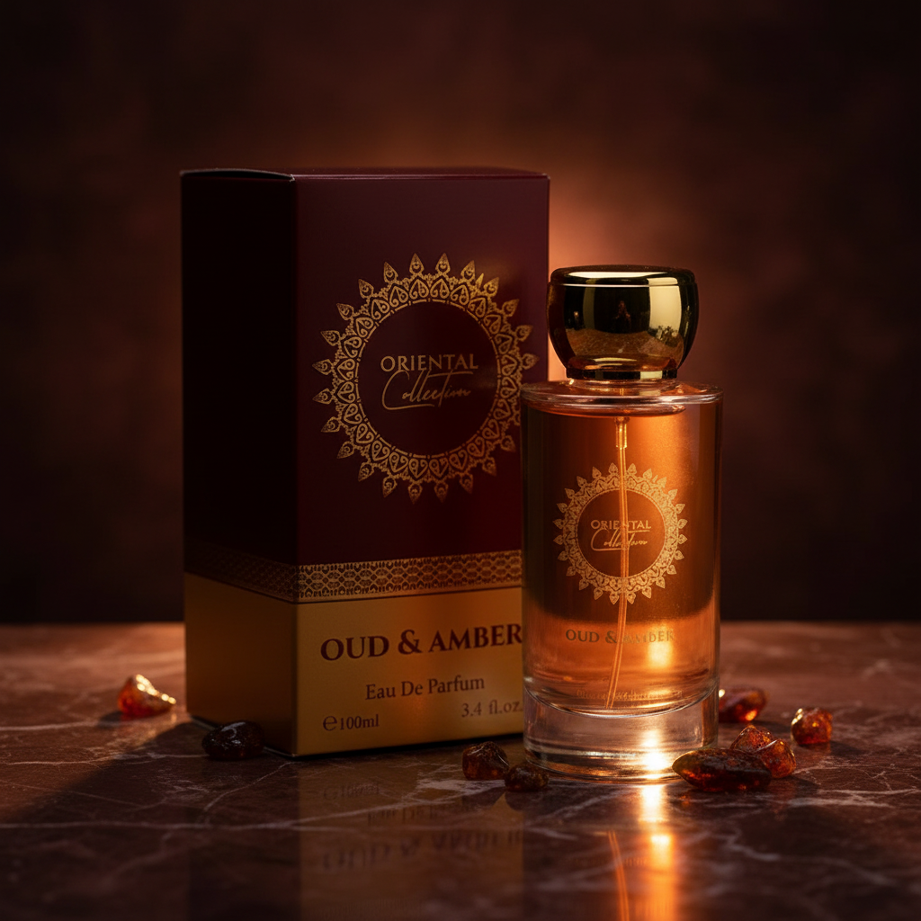 100 ml EDP OUD & AMBER Egyedi oudos, édes, elegáns unisex illat 8 
