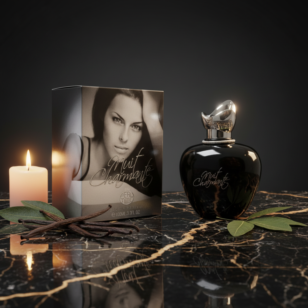 100 ml eau de perfume Nuit Charmante  édes, virágos illat nőknek 1 