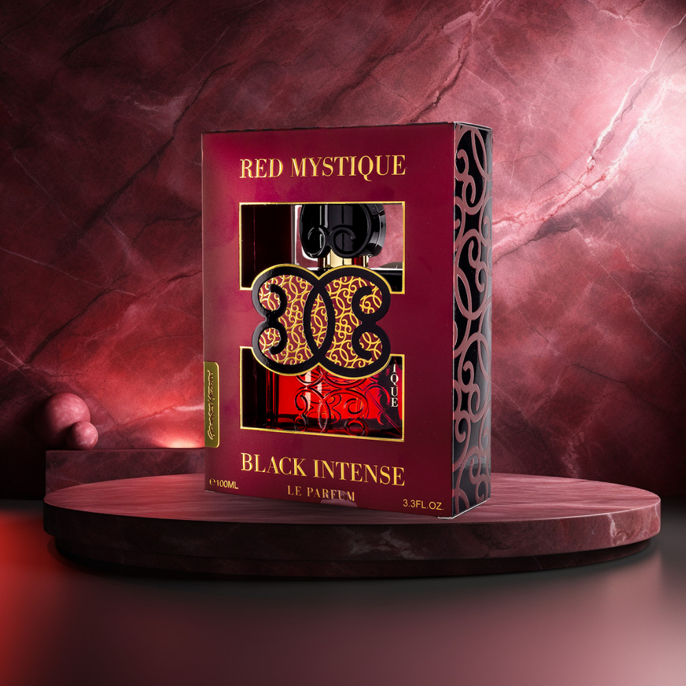 EDP 100 ml "Black Intense Red Mystique" – virágos-gyümölcsös illat 4 