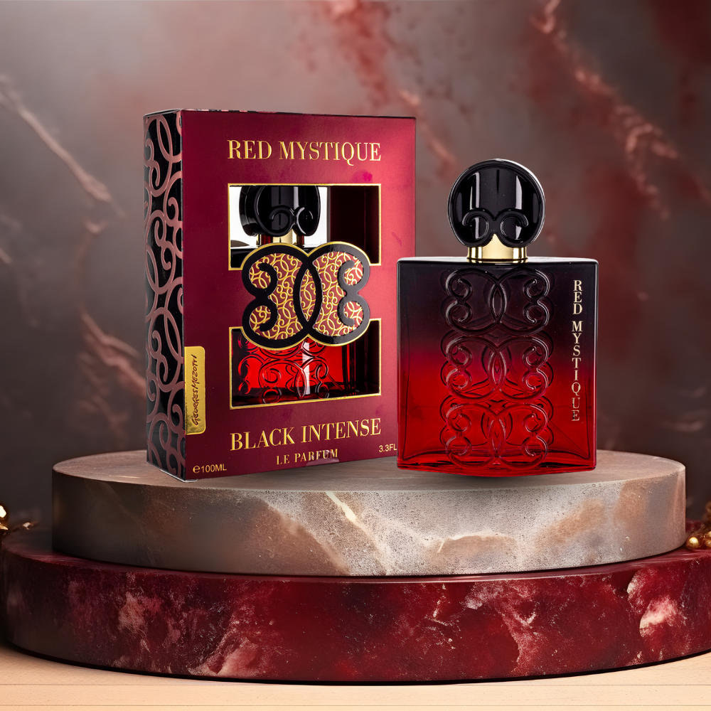 EDP 100 ml "Black Intense Red Mystique" – virágos-gyümölcsös illat