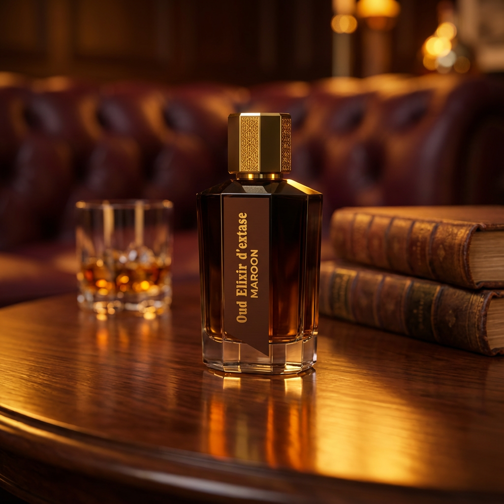 EDP 100 ml "Oud Elixir D’extase Maroon" – keleties-fás illat 3 