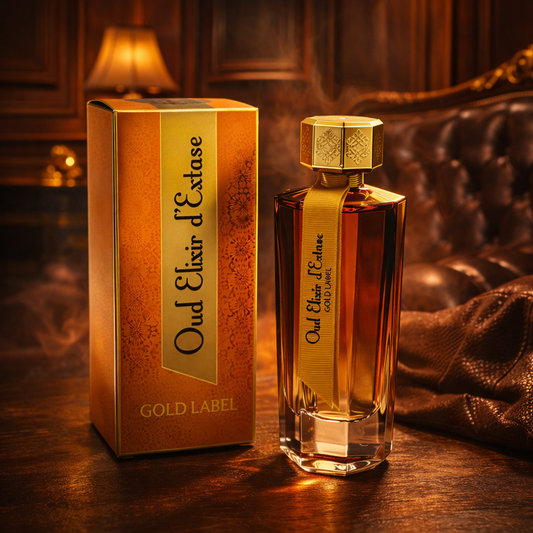 "Oud Elixir d’Extase Gold Label" EDP 100ml  – fás-ciprus illat