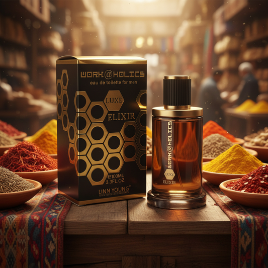 Linn Young EDT 100ml "Workaholics Luxe Elixir" – keleties-fűszeres illat