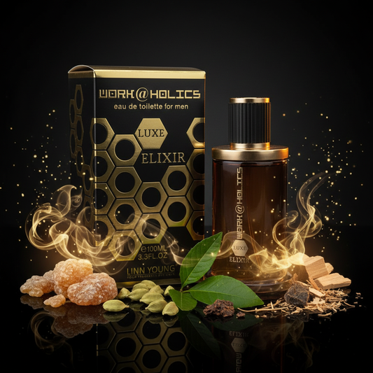 Linn Young EDT 100ml "Workaholics Luxe Elixir" – keleties-fűszeres illat