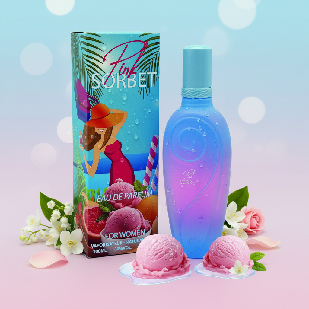EDP 100 ml „Pink Sorbet” – gyümölcsös-virágos illat