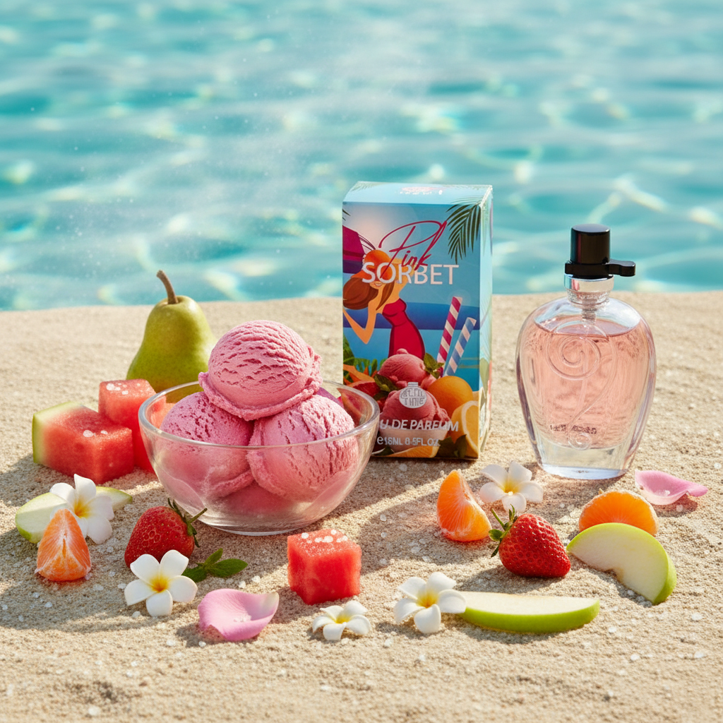 15 ml EDP "PINK SORBET" - gyümölcsös - aromás illat 7 