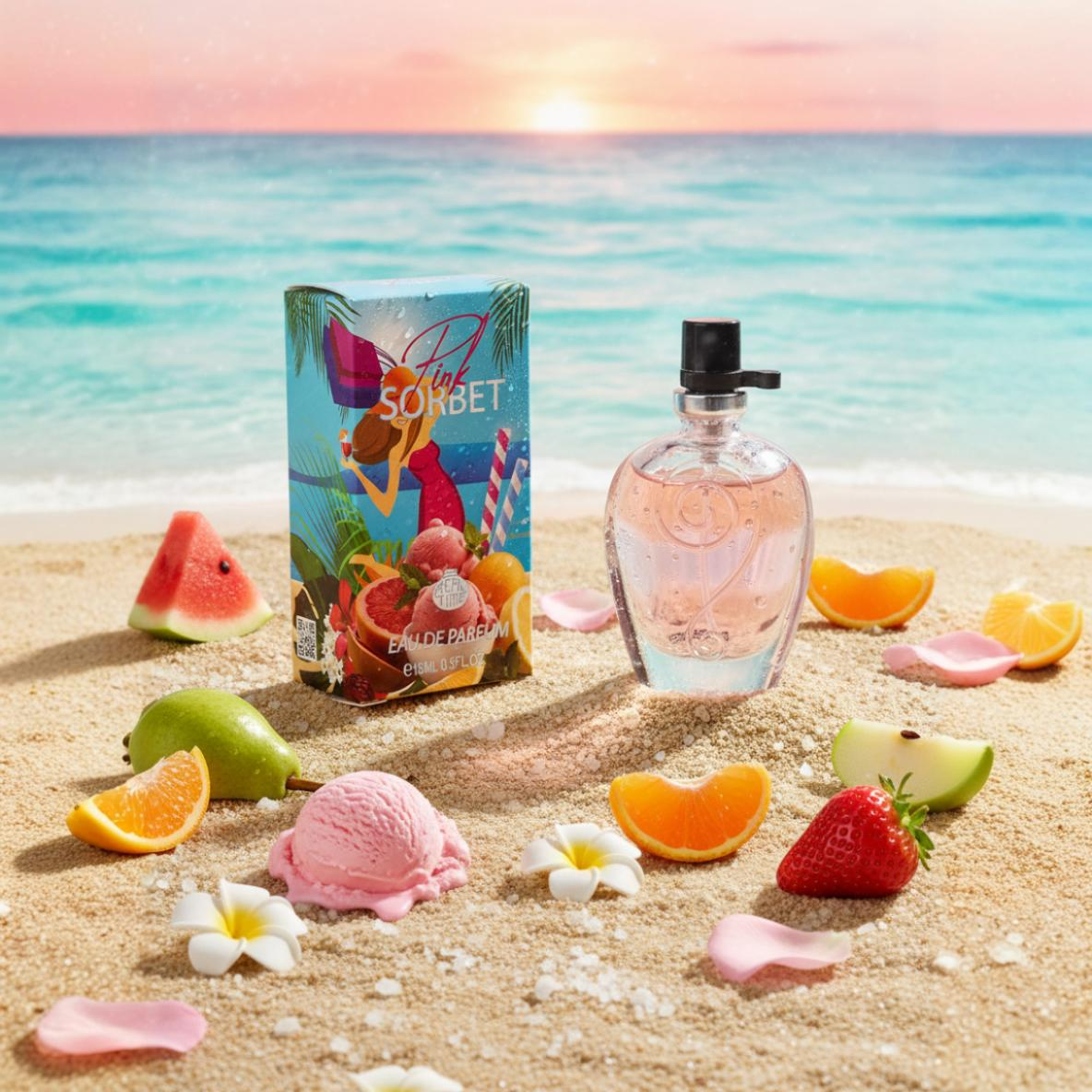 15 ml EDP "PINK SORBET" - gyümölcsös - aromás illat