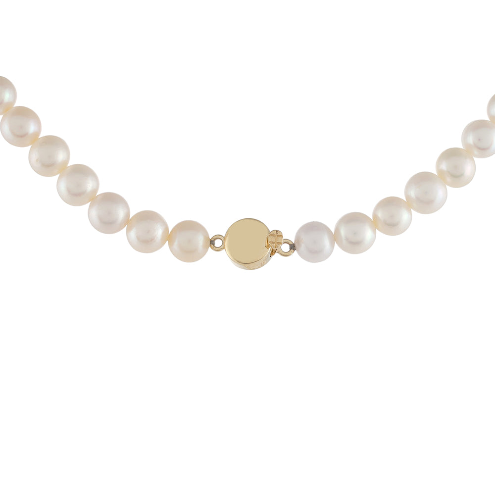 9 Karátos Arany Nyaklánc Édesvízi Kagylógyönggyel 2 