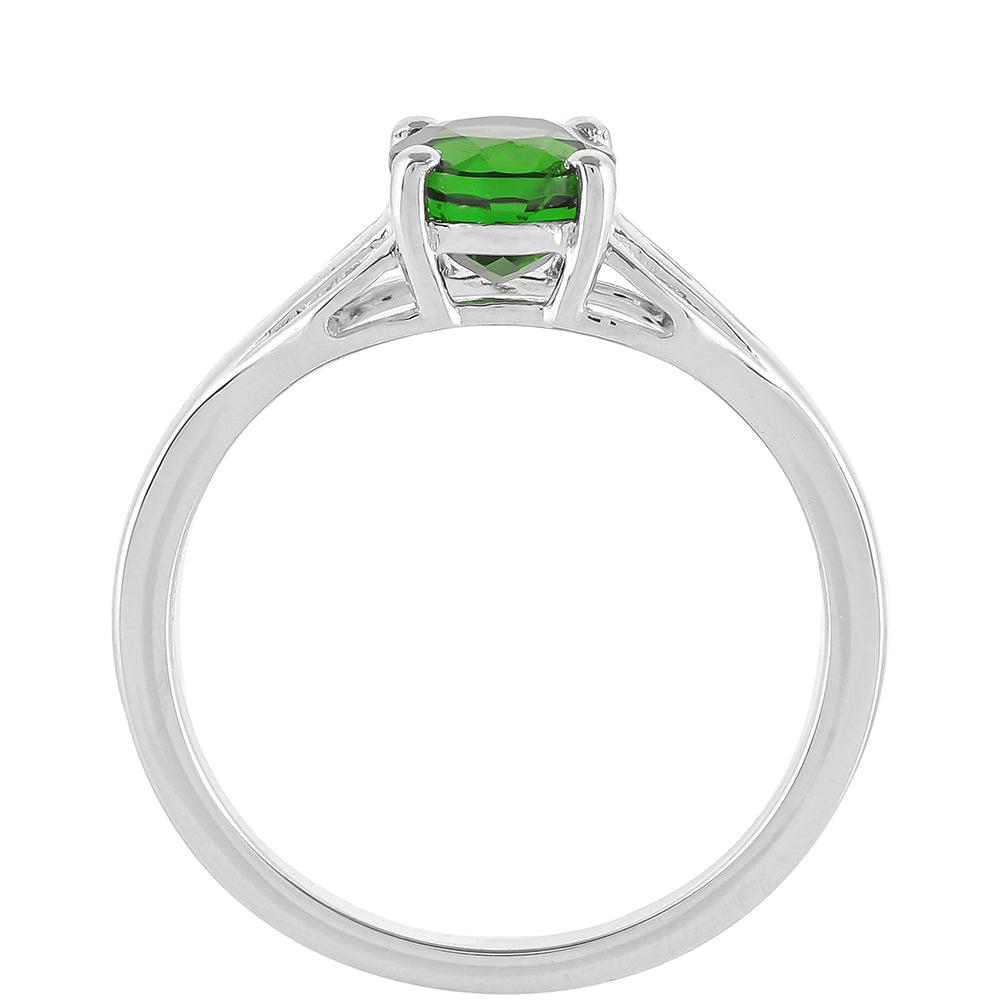 Ezüst Gyűrű Króm Diopsziddal 4 