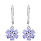 Ezüst Fülbevaló "AAA" Osztályú Tanzanittal