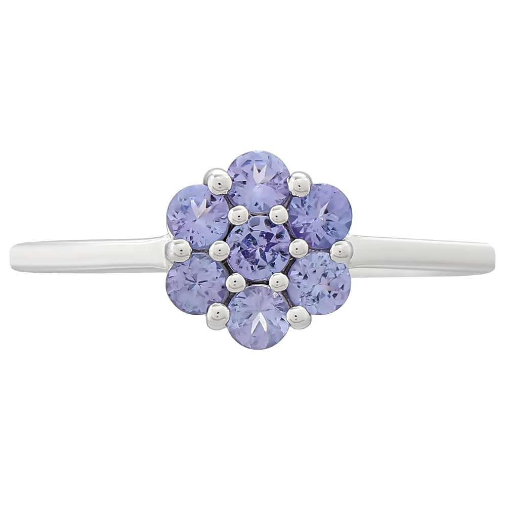 Ezüst Gyűrű "AAA" Osztályú Tanzanittal 1 