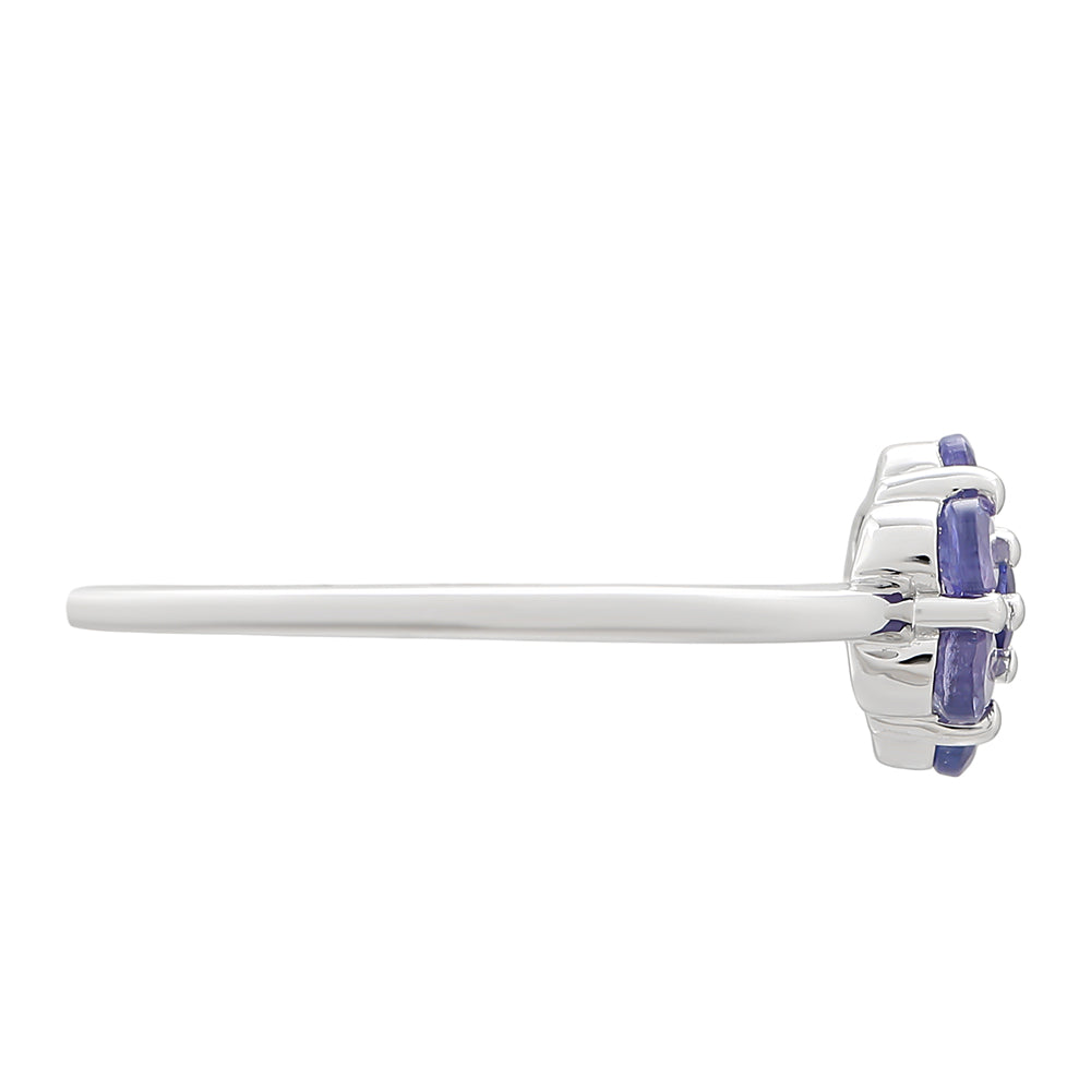 Ezüst Gyűrű "AAA" Osztályú Tanzanittal