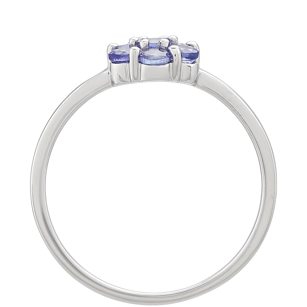 Ezüst Gyűrű "AAA" Osztályú Tanzanittal