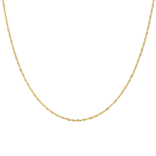 Arannyal Bevont Ezüst Lánc