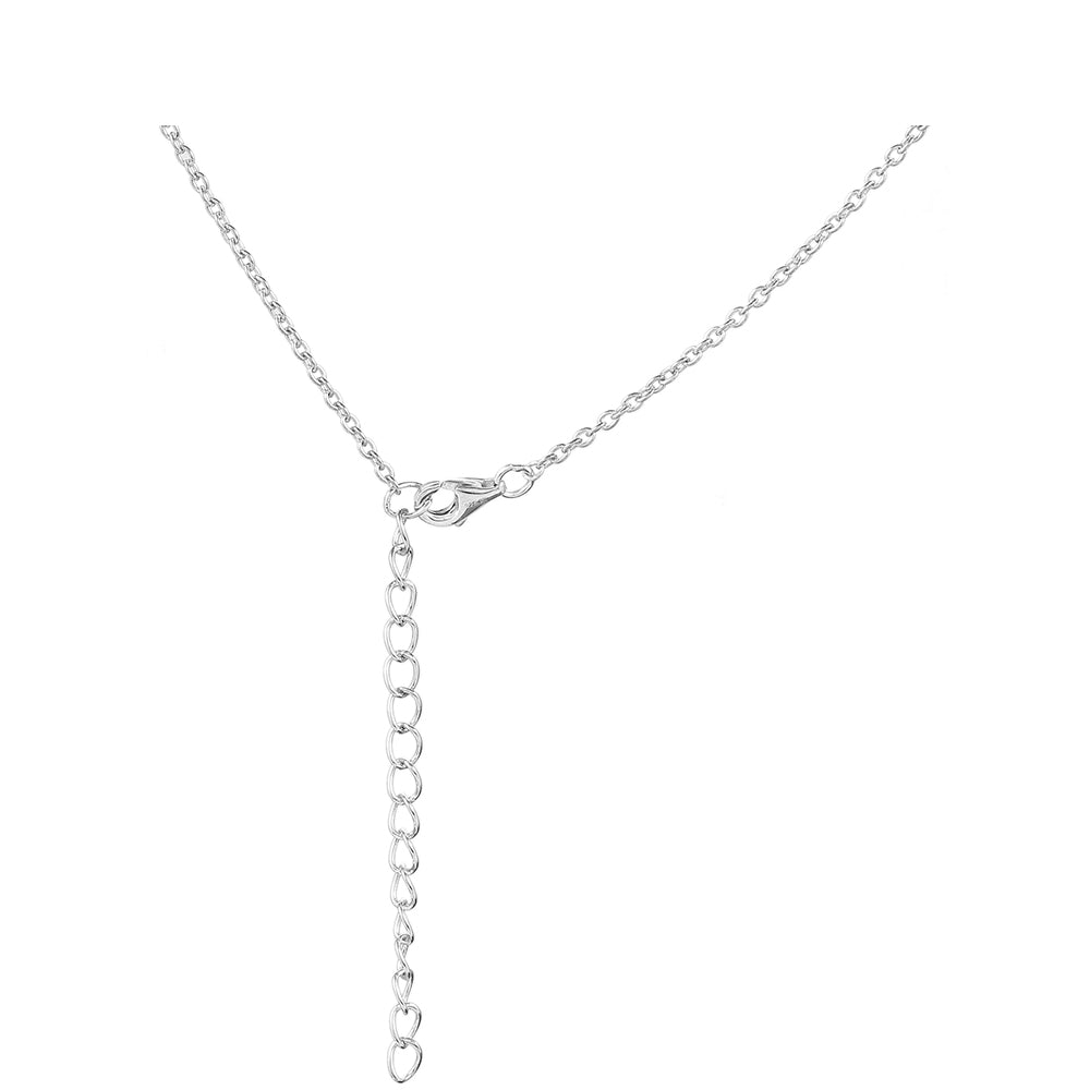 Ezüst Nyaklánc Thai Zafírral és Fehér Topázzal 2 