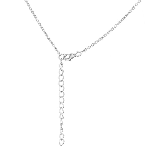 Ezüst Nyaklánc Thai Zafírral és Fehér Topázzal