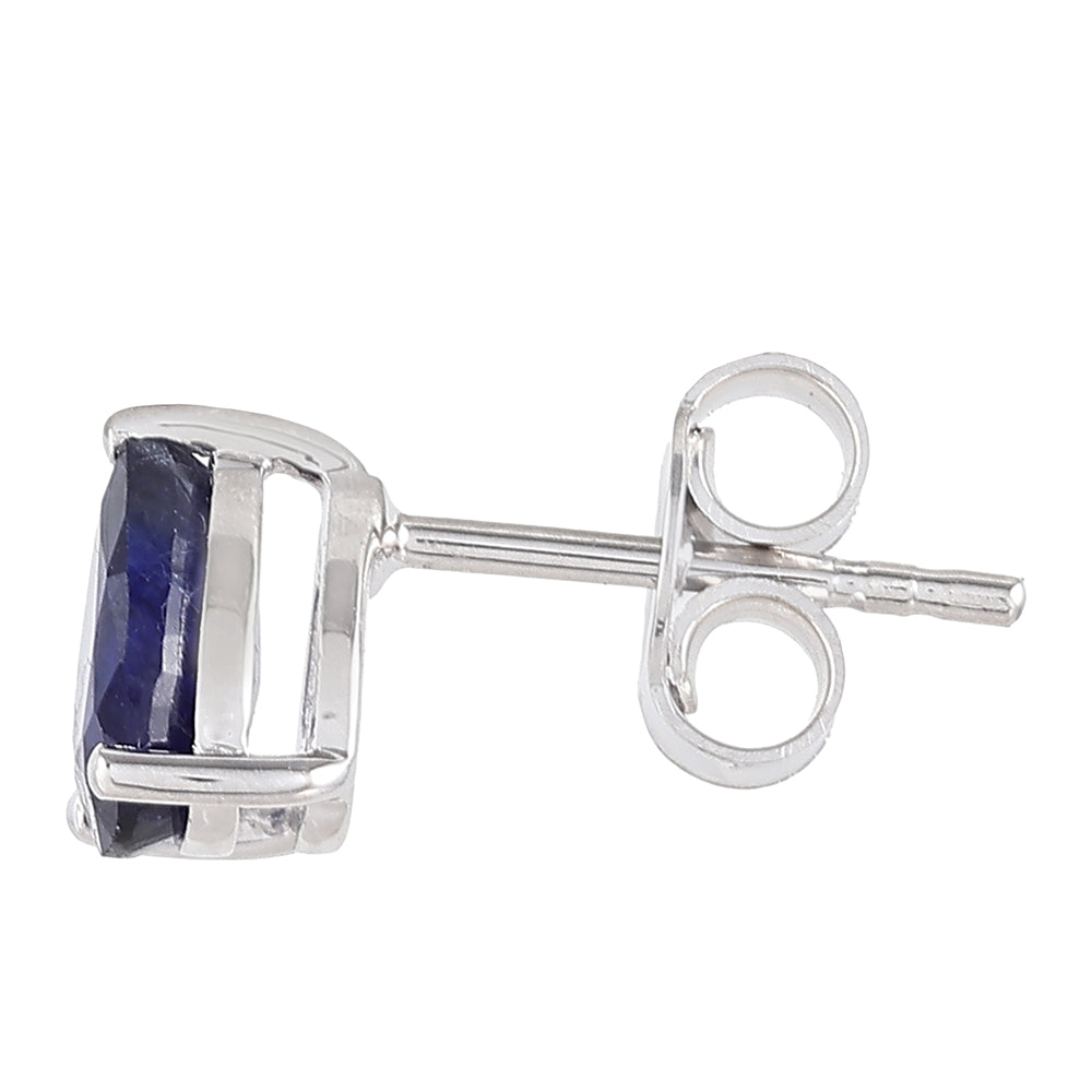Ezüst Fülbevaló Thai Zafírral 2 