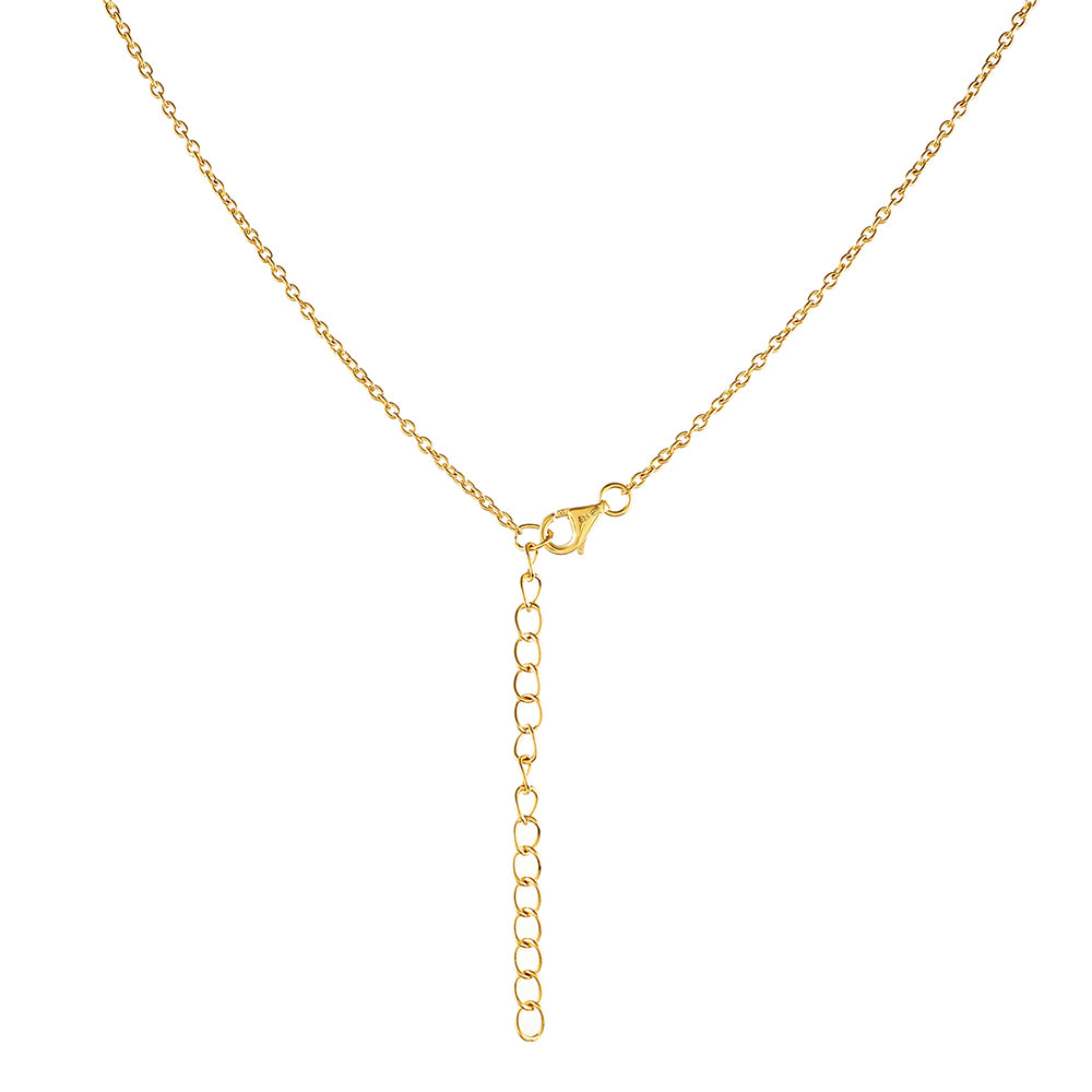 Arannyal Bevont Ezüst Nyaklánc Barokk Édesvízi Tenyésztett Gyönggyel és Fehér Topázzal 2 