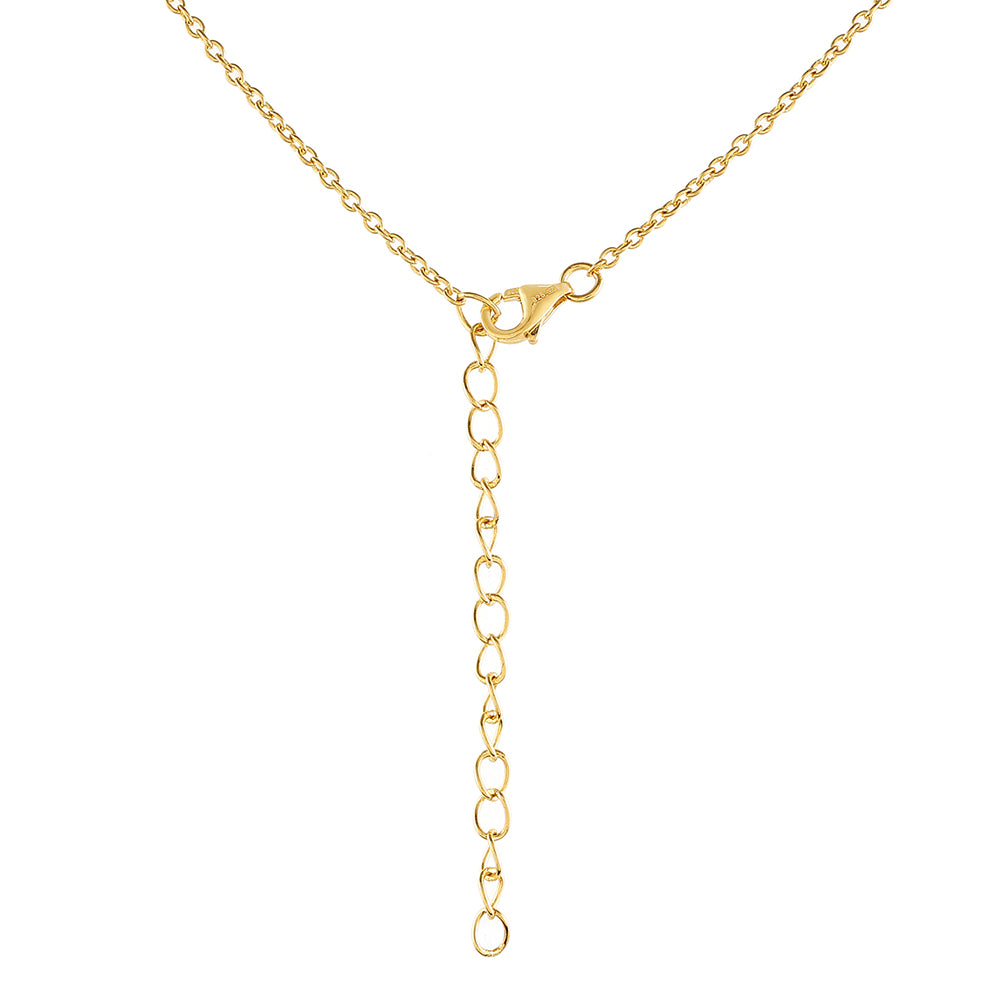 Arannyal Bevont Ezüst Nyaklánc Barokk Édesvízi Tenyésztett Gyönggyel és Fehér Topázzal 2 