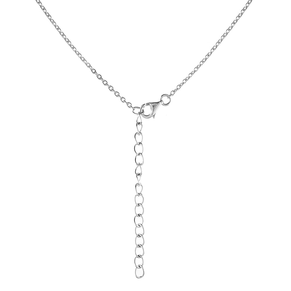 Ezüst Nyaklánc Páva Kvarccal és Fehér Topázzal 2 