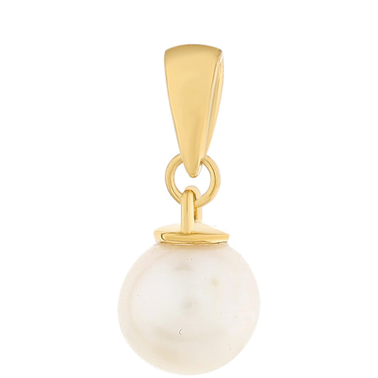 Arannyal Bevont Ezüst Medál Barokk Édesvízi Tenyésztett Gyönggyel