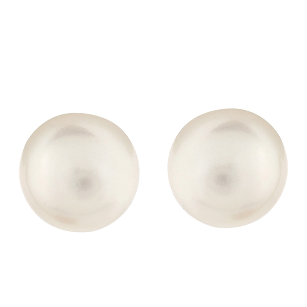 Arannyal Bevont Ezüst Fülbevaló Barokk Édesvízi Tenyésztett Gyönggyel 1 