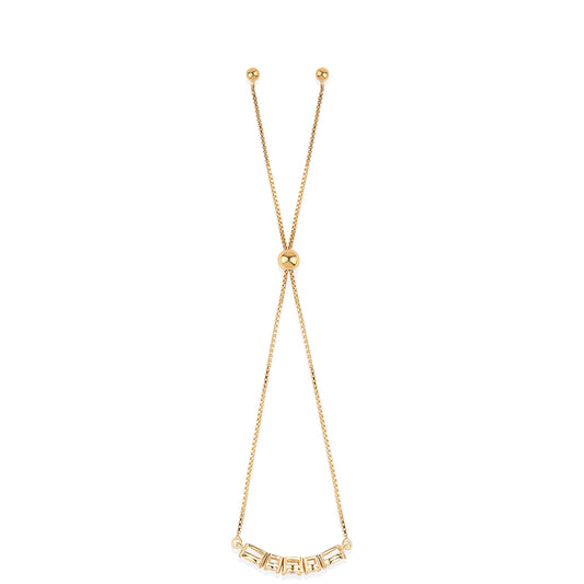 Arannyal Bevont Ezüst Karkötő Kék Gyémánttal