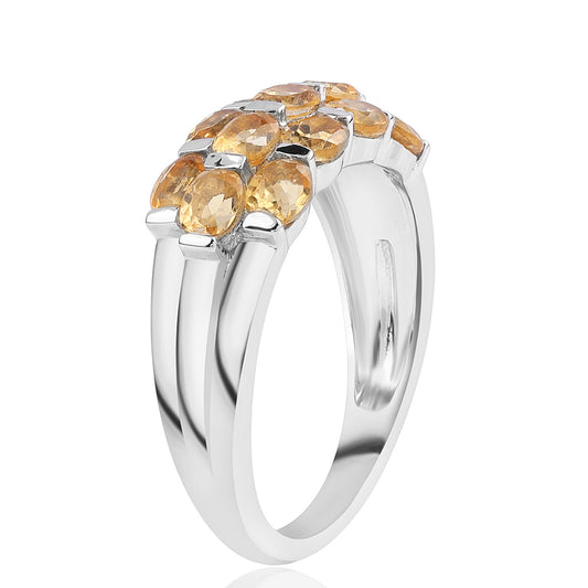 Ezüst Gyűrű "AA" Osztályú Brazíliai Citrinnel