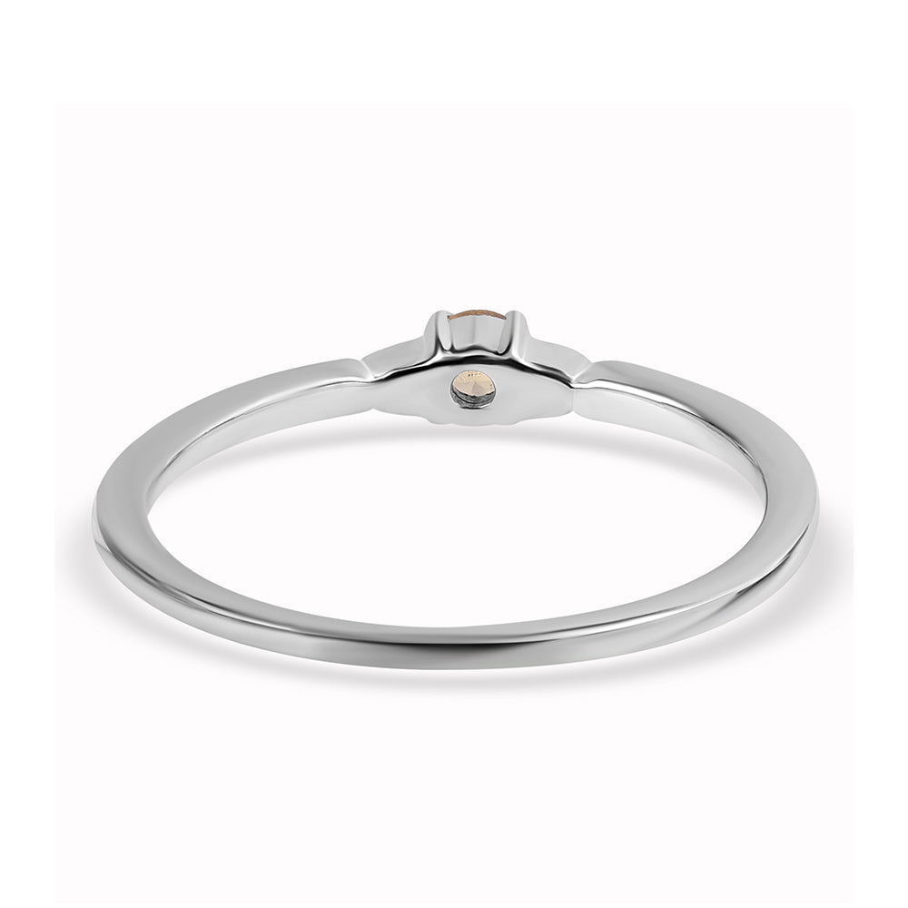 Ezüst Gyűrű "AA" Osztályú Brazíliai Citrinnel és Fehér Topázzal 3 