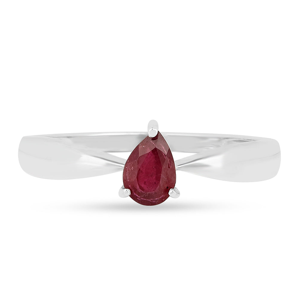 Ezüst Gyűrű Thai Rubinnal 2 