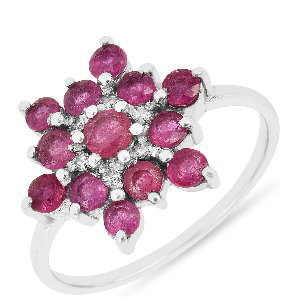 Ezüst Gyűrű Thai Rubinnal 1 