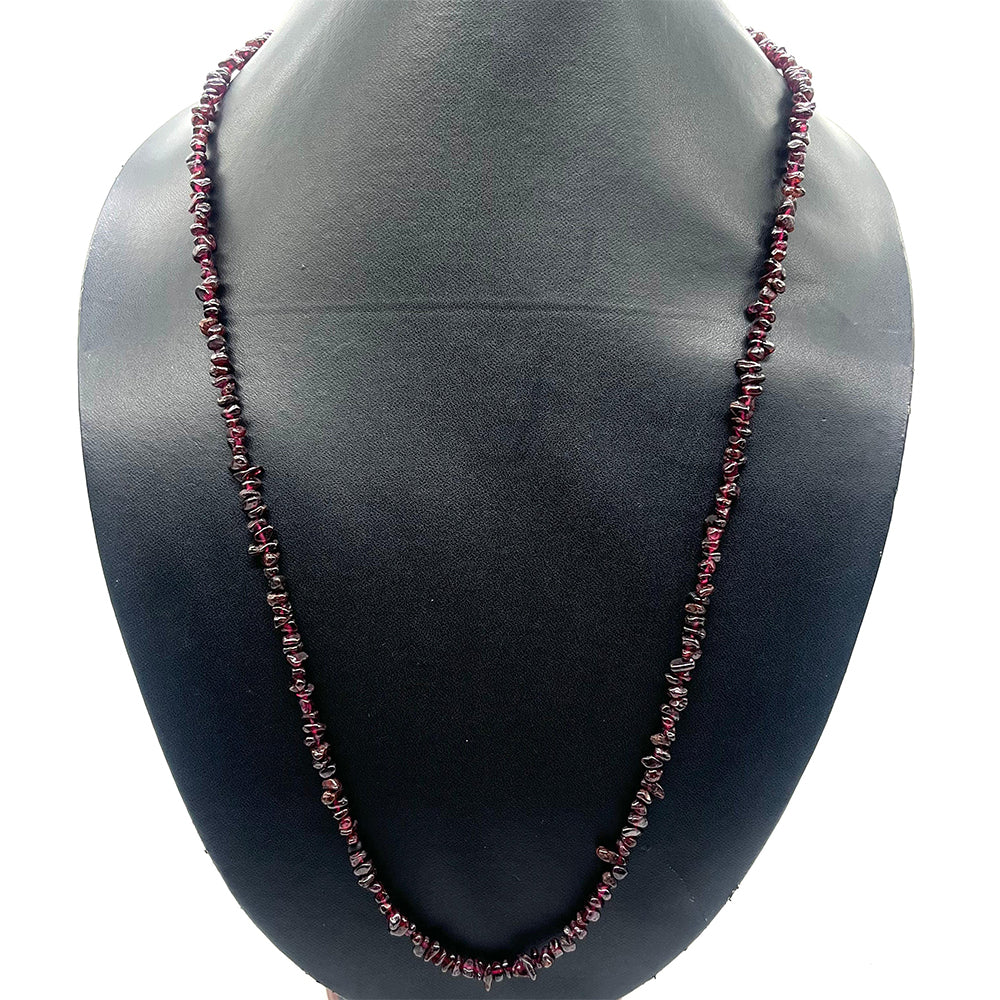 Gyöngy Nyaklánc Vörös Gránáttal 2 