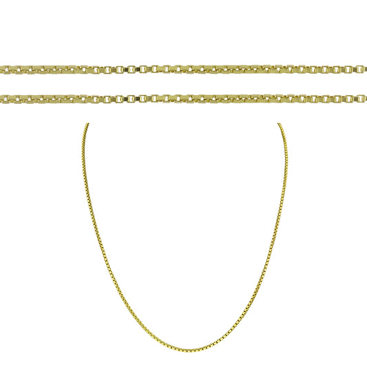Arannyal Bevont Ezüst Lánc