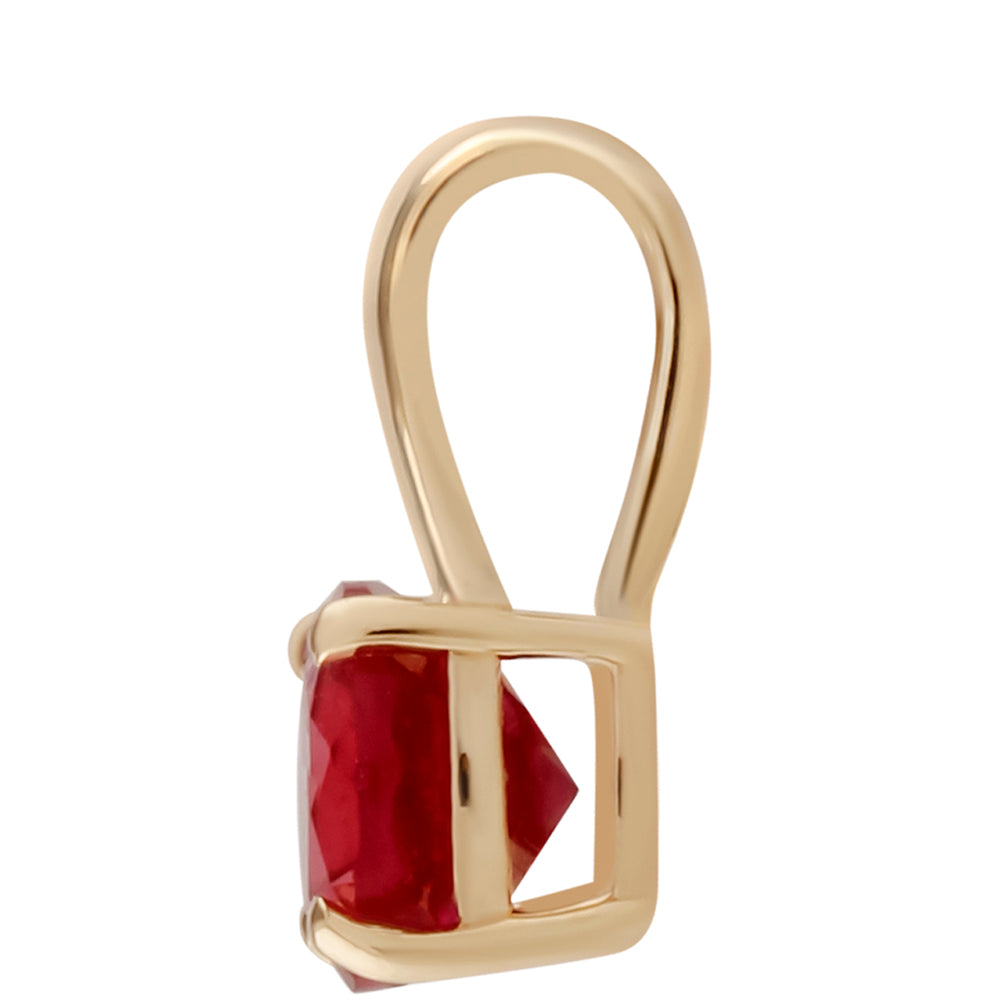 9 Karátos Arany Medál Madagaszkári Rubinnal 2 