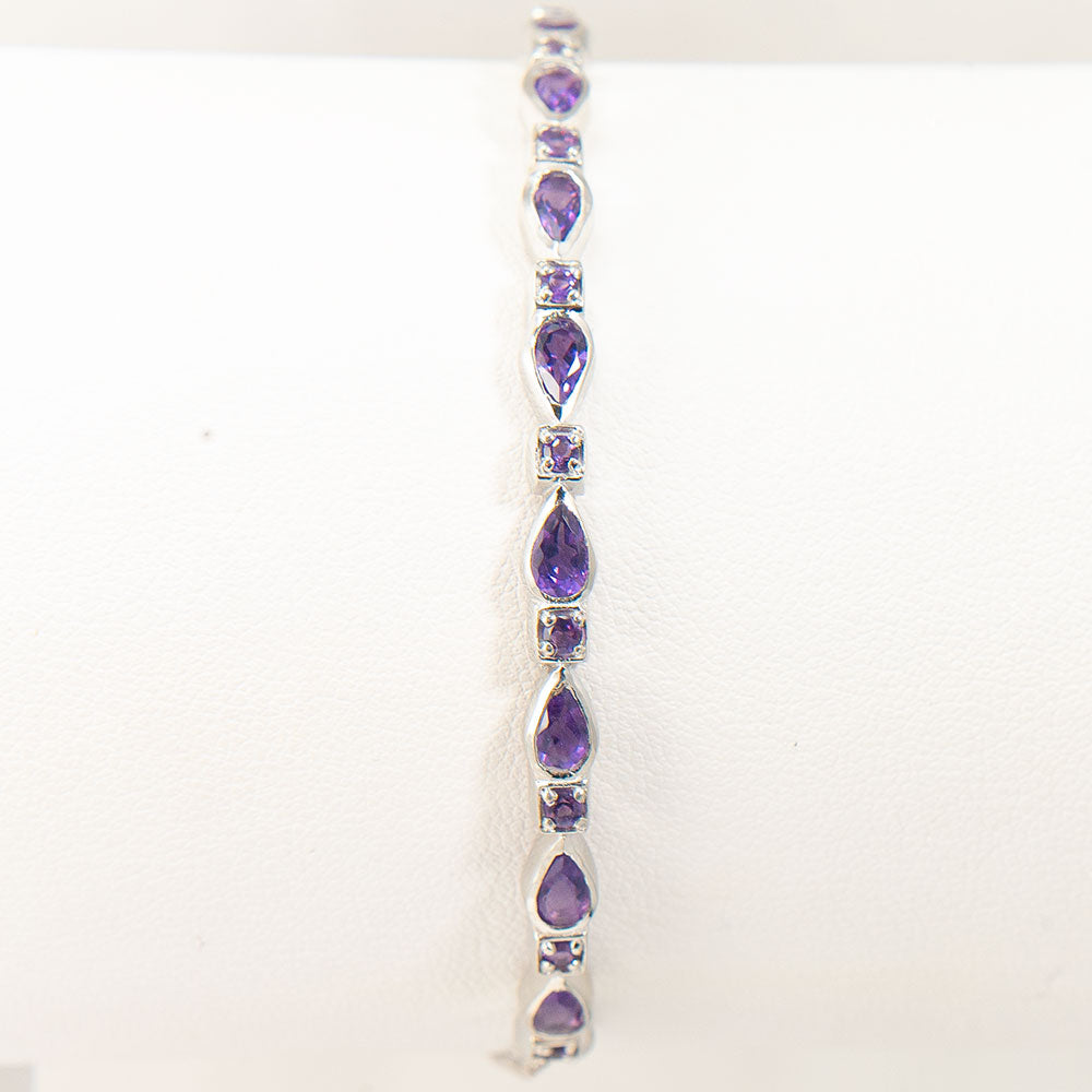 Ezüst Karperec Marokkói Ametiszttel 3 