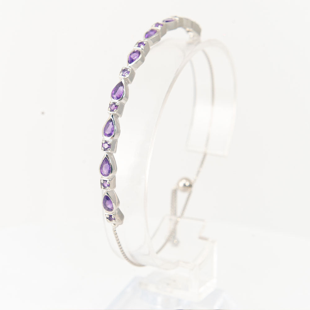 Ezüst Karperec Marokkói Ametiszttel