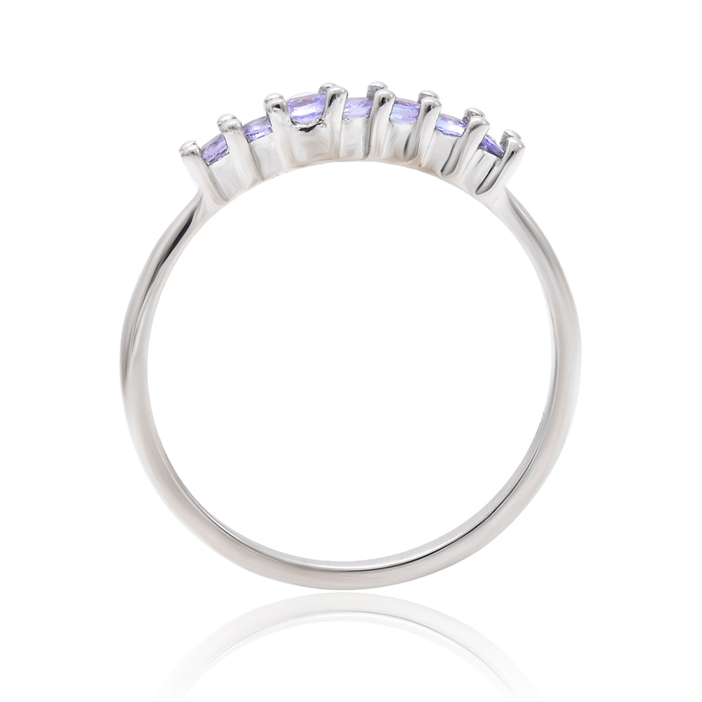 Ezüst Gyűrű "AAA" Osztályú Tanzanittal