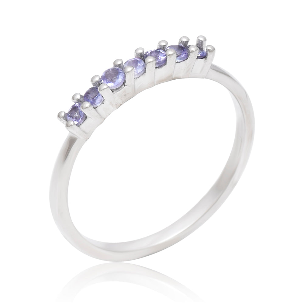 Ezüst Gyűrű "AAA" Osztályú Tanzanittal