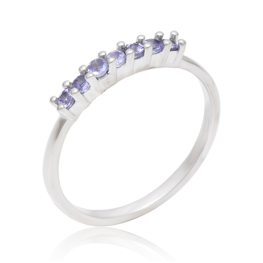 Ezüst Gyűrű "AAA" Osztályú Tanzanittal