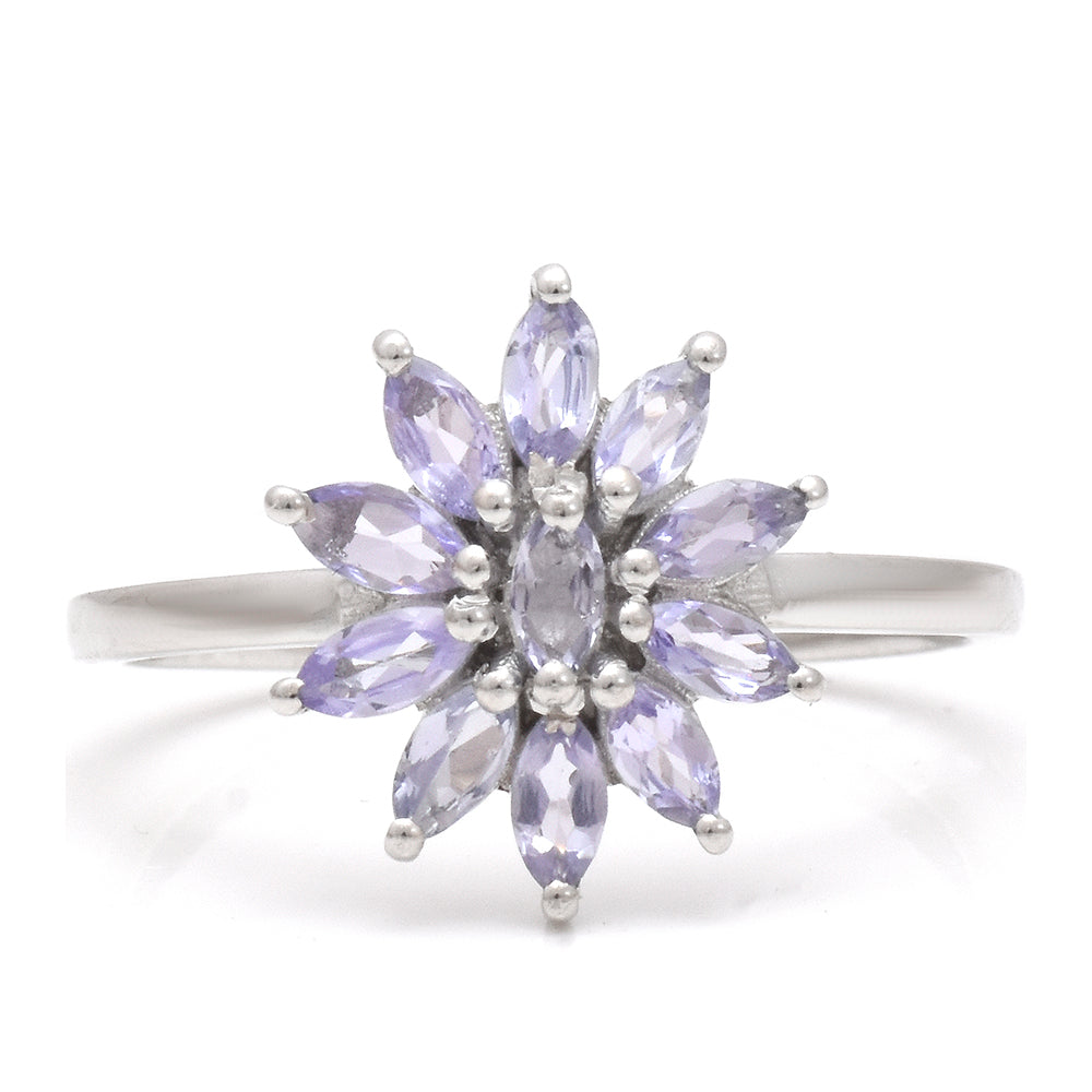 Ezüst Gyűrű "AAA" Osztályú Tanzanittal 2 